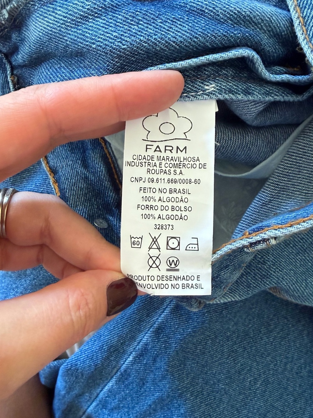 Farm Rio Wide Leg Jean - Picture 4 of 10